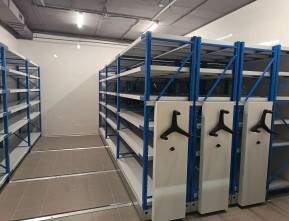 среднегрузовые стеллажи для производства